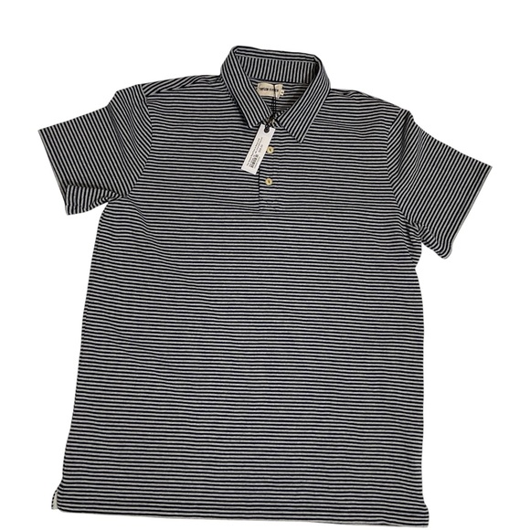 NWT Taylor Stitch The Heavy Bag Polo in Navy/Ash XL Tailored Fit - Picture 1 of 5